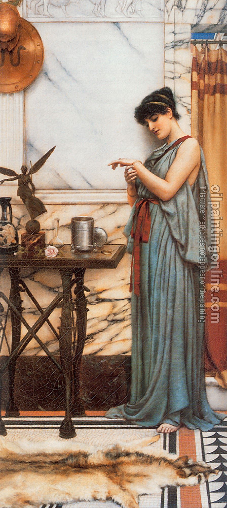 Godward, John William - His Birthday Gift